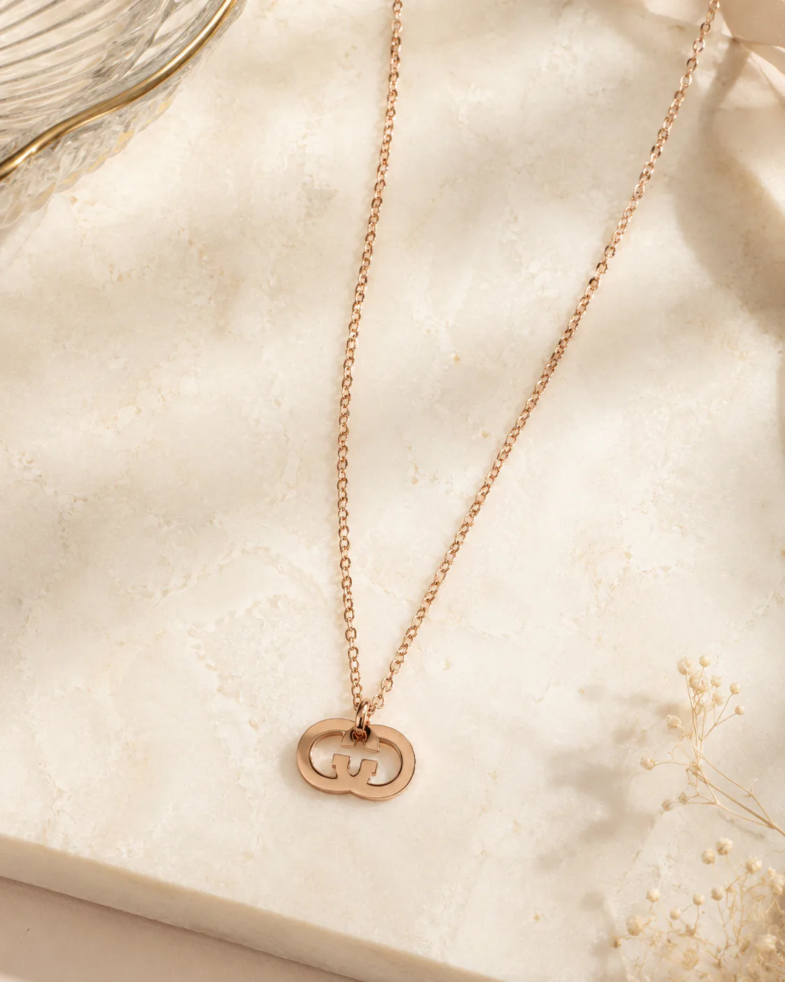 Jewelry on marble