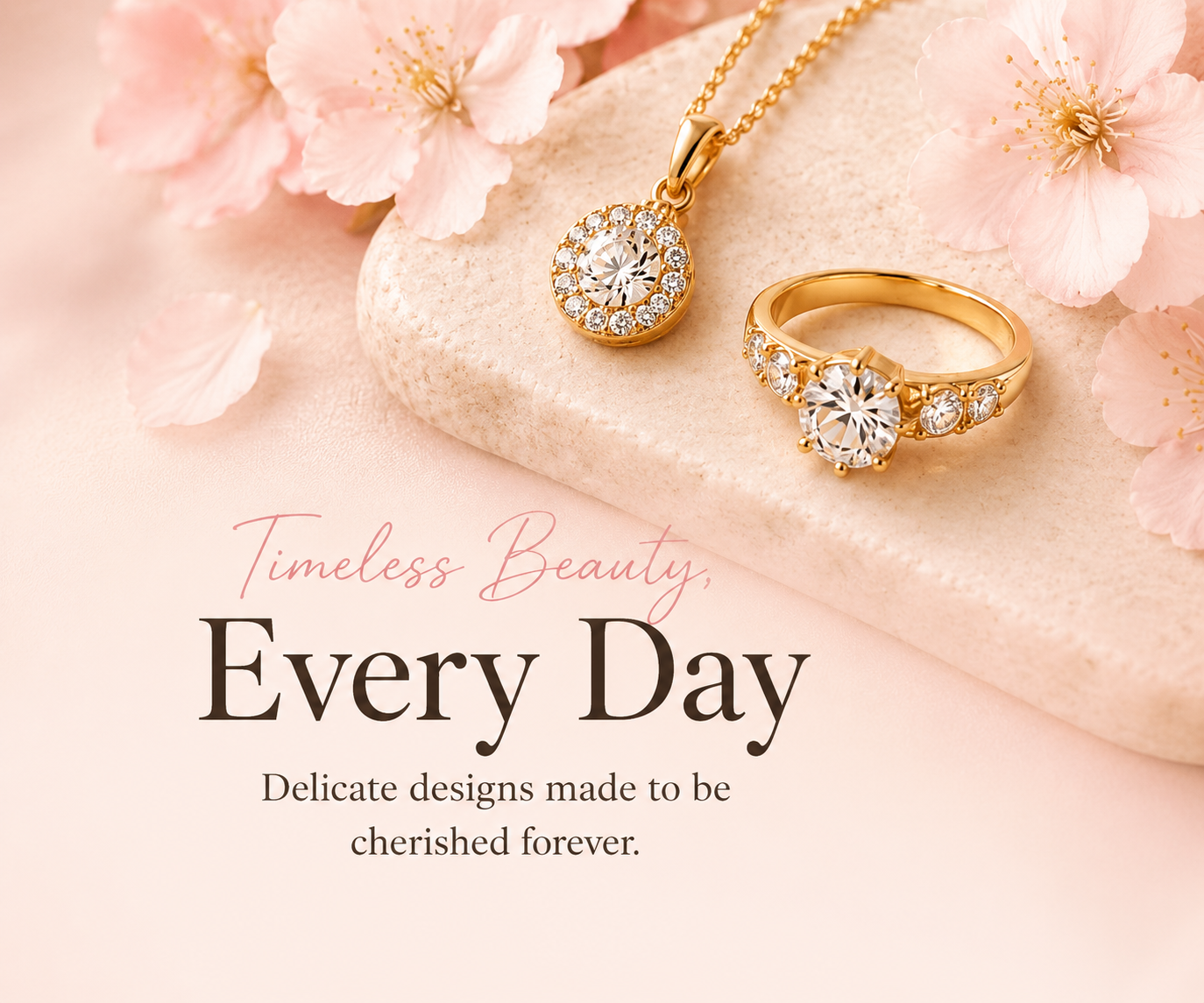 Every Day jewelry campaign hero